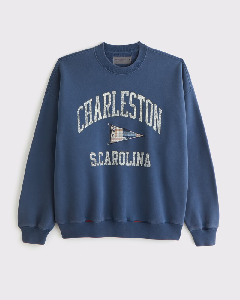 Charleston Graphic Crew Sweatshirt | Abercrombie & Fitch (US)
