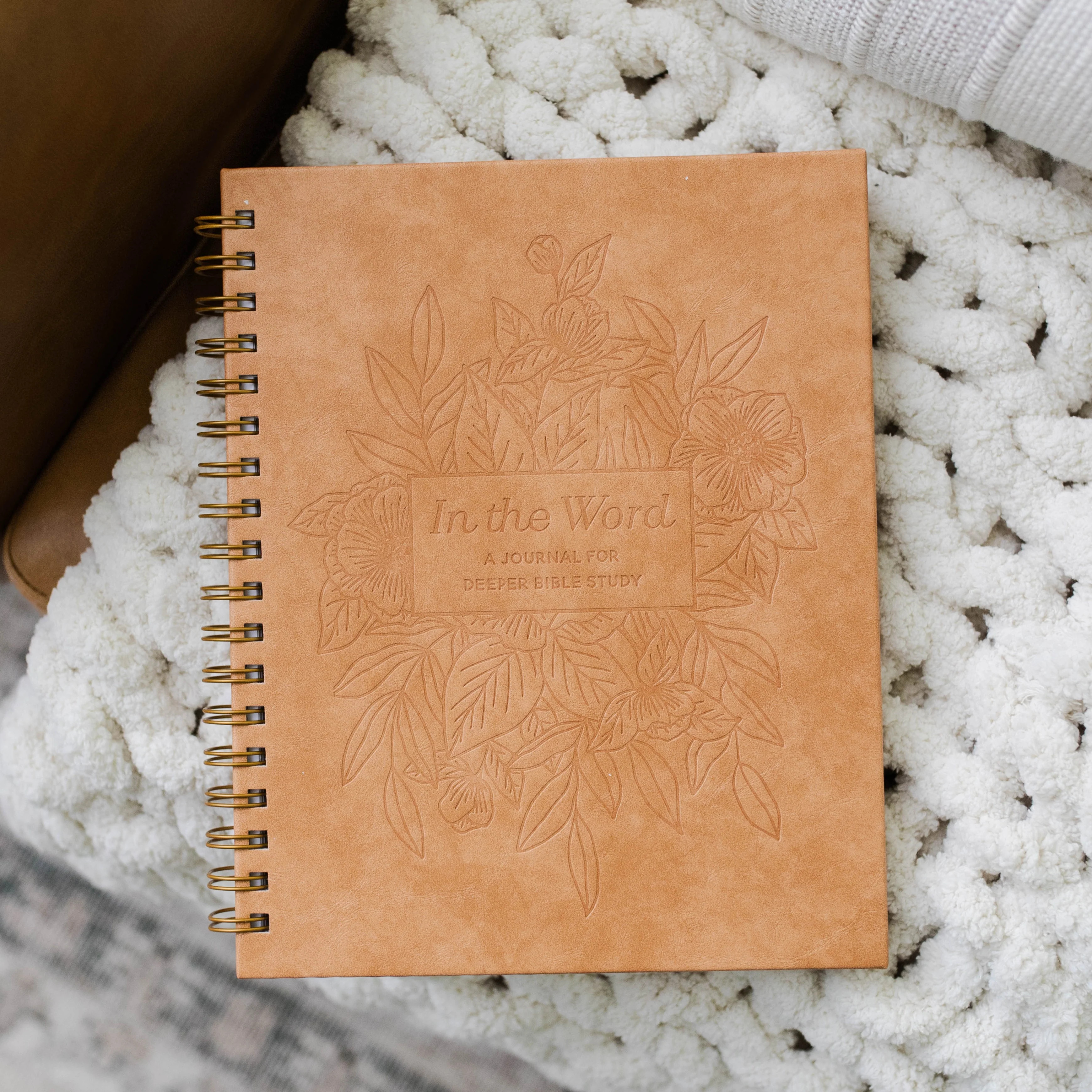 In the Word Journal - Leatherette Floral | The Daily Grace Co. | The Daily Grace Co.