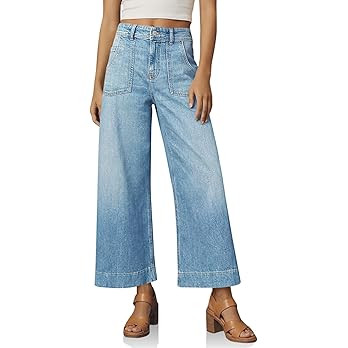 Cicy Bell Womens Baggy Wide Leg Jeans Cropped High Waisted Stretchy Trendy Loose Capri Denim Pant... | Amazon (US)