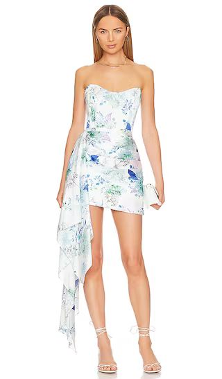 Chasing Dawn Dress in Blue Garden | Revolve Clothing (Global)