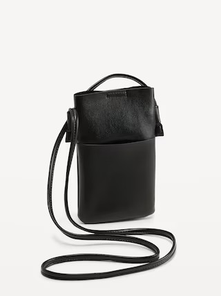 Faux Leather Crossbody Bag for Women | Old Navy (US)
