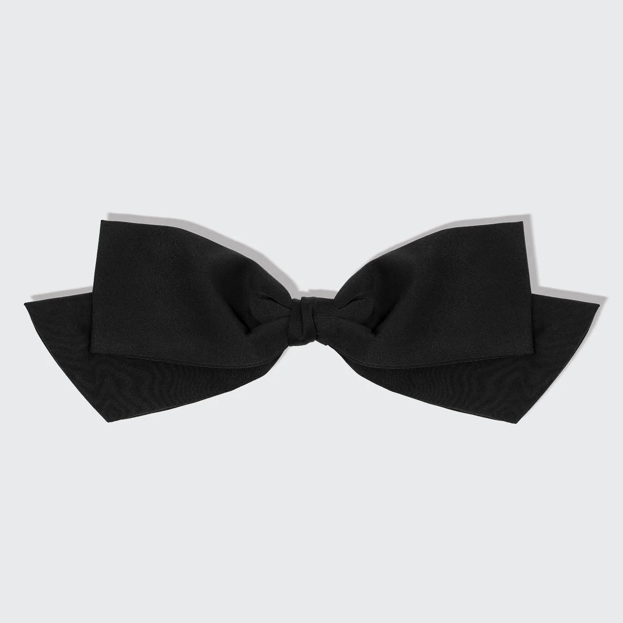 Recycled Fabric Bow Hair Clip - Black | Kitsch