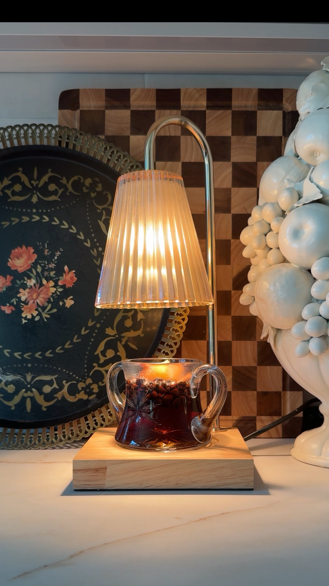 Candle warming lamp meet thrifted sugar dish! This mini simmer pot is a hit at our house! Linking my candle warming lamp for you here along with some other fun options! 

#LTKfoodie #LTKvlog #LTKHome