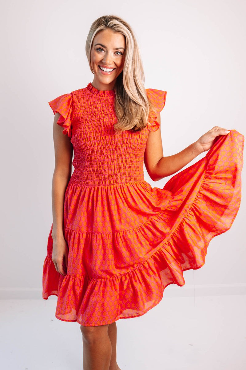 The Ella Ruched Dress - Pink | The Impeccable Pig