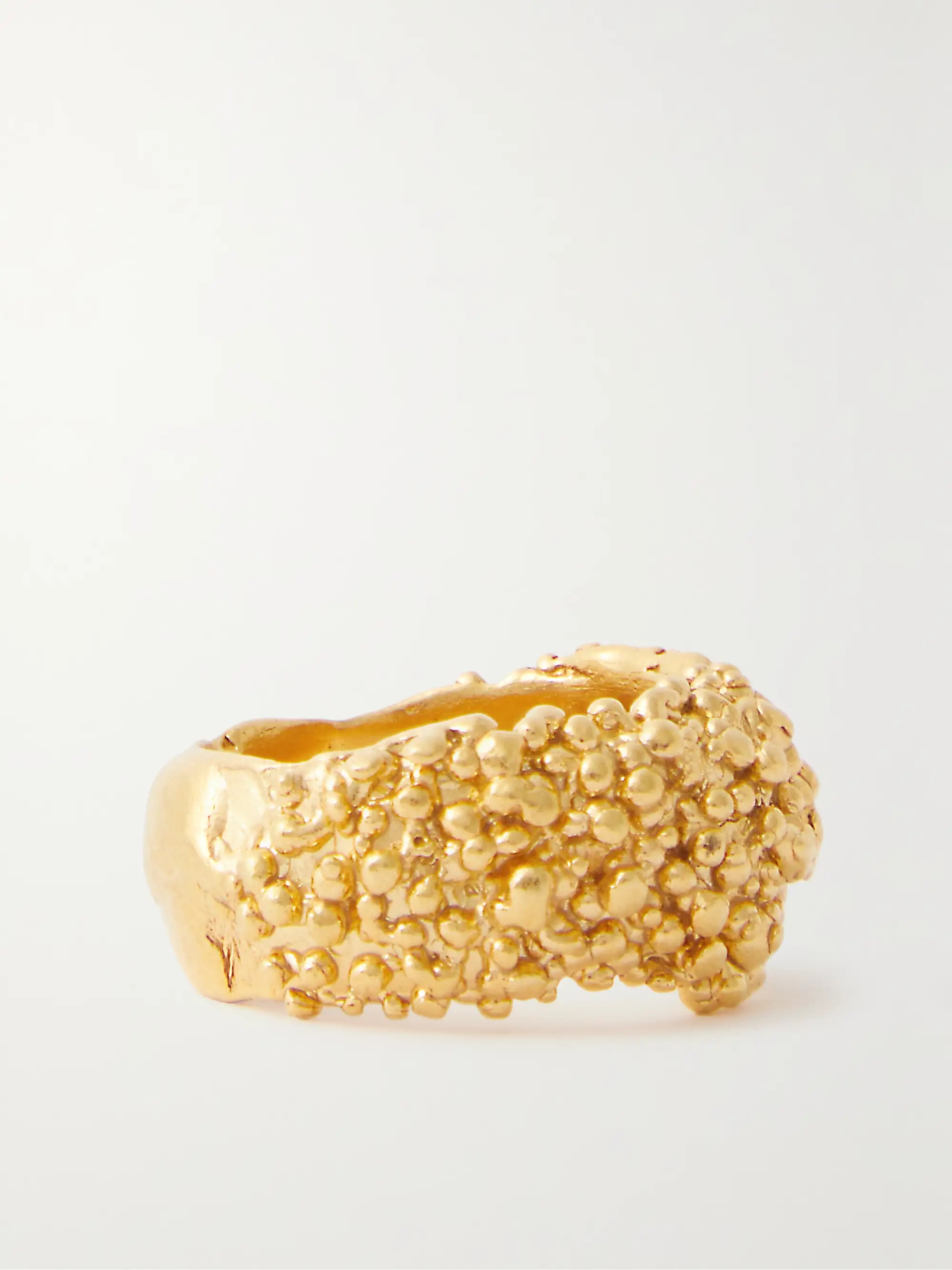 The Rocky Road gold-plated ring | NET-A-PORTER APAC