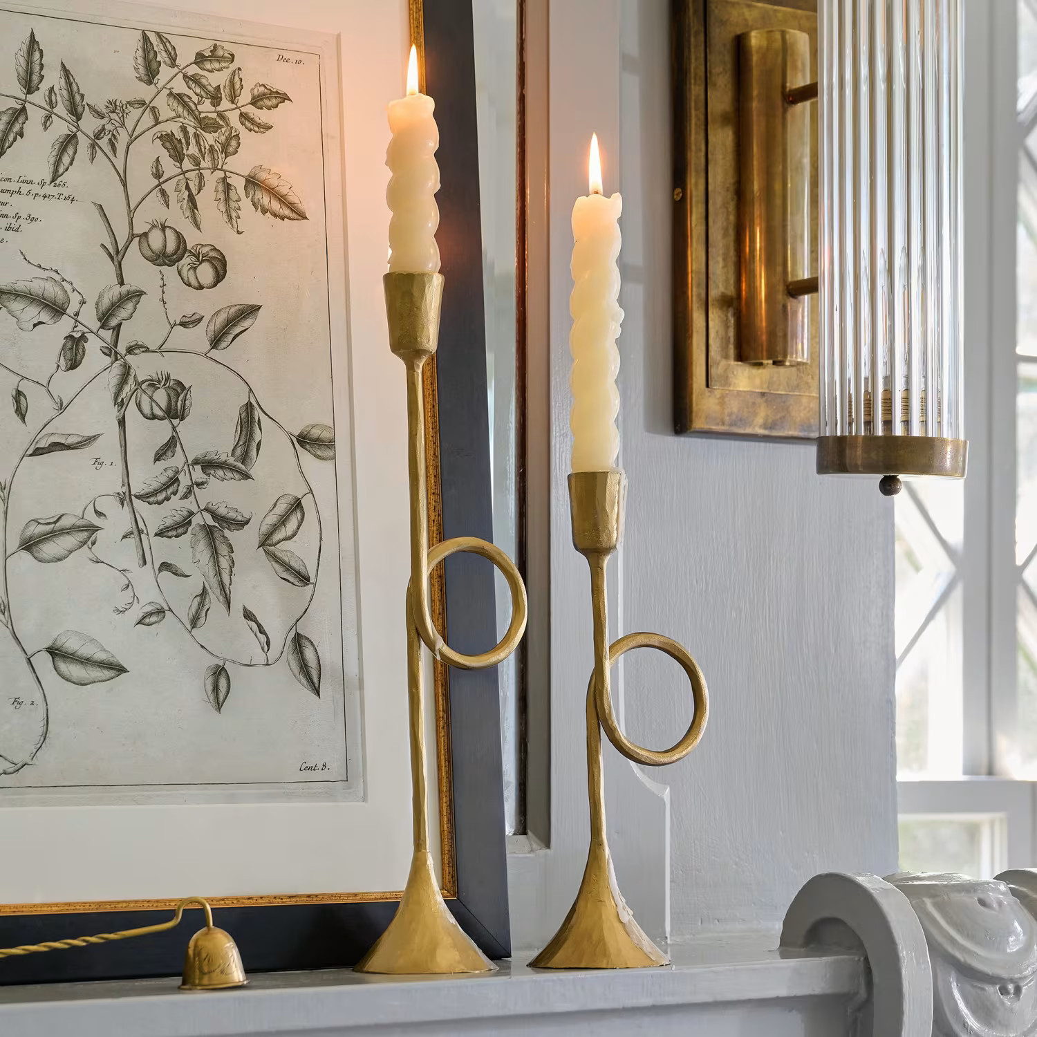 Antique Inspired Trumpet Taper Holder | Magnolia