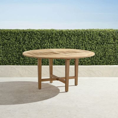 Our Classic 60" Round Dining Table in Natural Finish is beautifully designed for a lifetime     o... | Frontgate