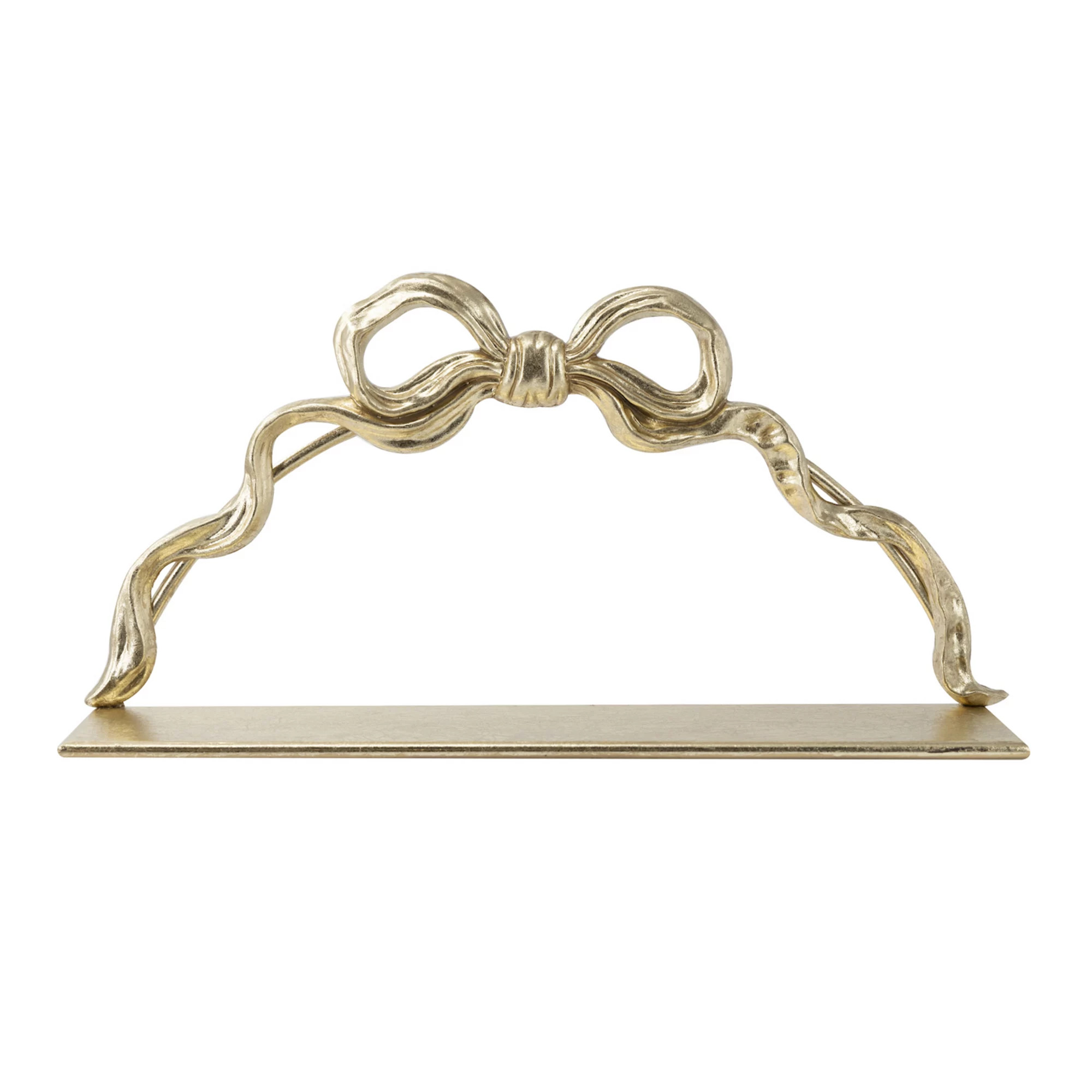 Belle Maison 20-in. Decorative Bow Shelf with Mirror | Kohl's