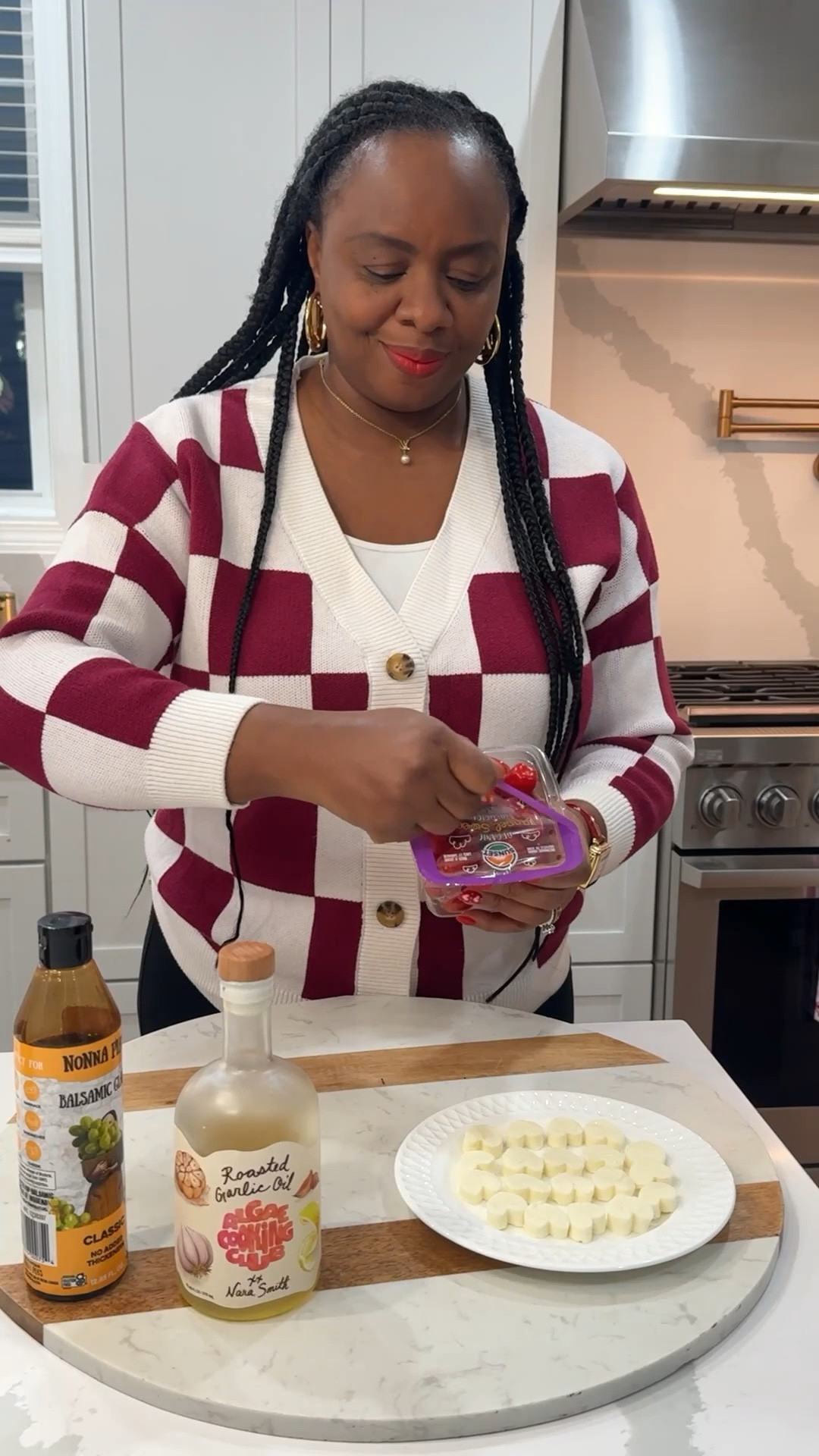 Made this delicious Valentine’s Day appetizer called Caprese Phyllo cups and this roasted garlic oil took the flavor profile up several notches. It’s rich & aromatic. It was a hit in my household. Highly recommended. Shop below

Valentine’s Day appetizer Caprese phyllo cups appetizer ideas roasted garlic oil 

#LTKValentine #LTKvlog #LTKHome