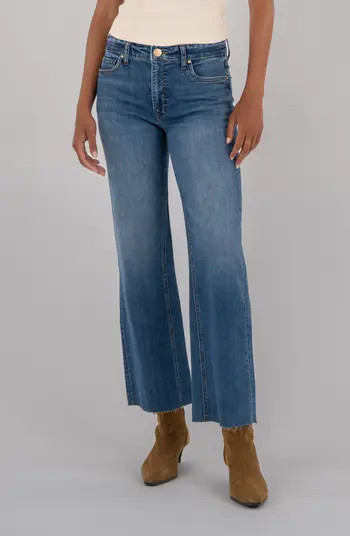 Kelsey Raw Hem Kick Flare Jeans | Nordstrom