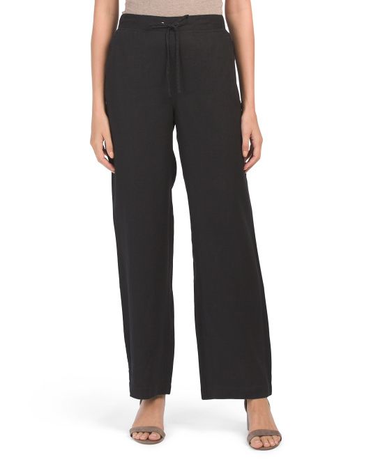 Wide Leg Linen Pants | TJ Maxx