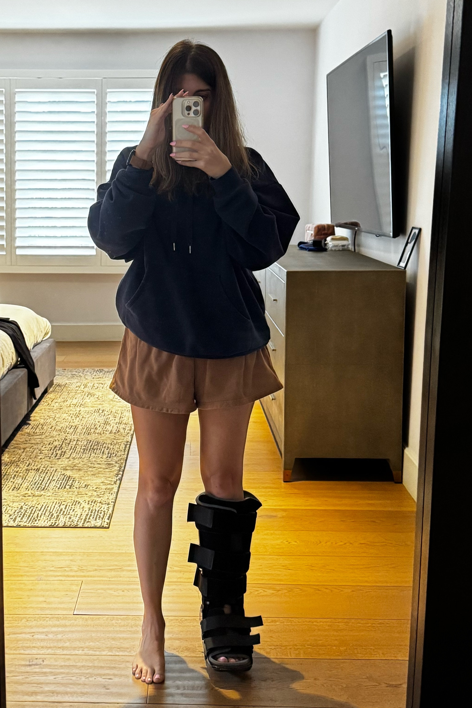 Nursing an injury is no fun! But it doesn’t mean you can’t be comfortable while doing it! The lounge shorts you never knew you needed and the all time best hoodie  

#LTKActive #LTKFitness #LTKHome