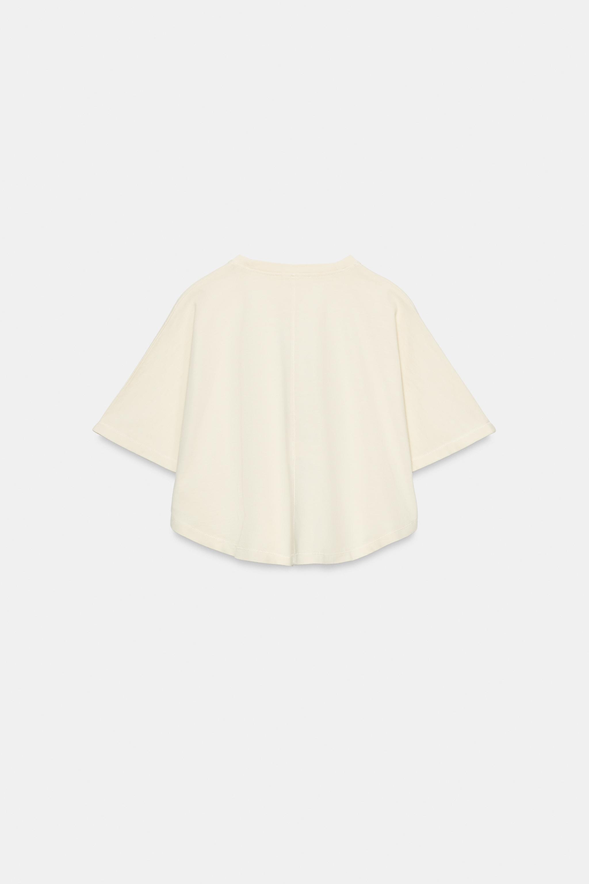 WASHED EFFECT CAPE TOP | Zara US