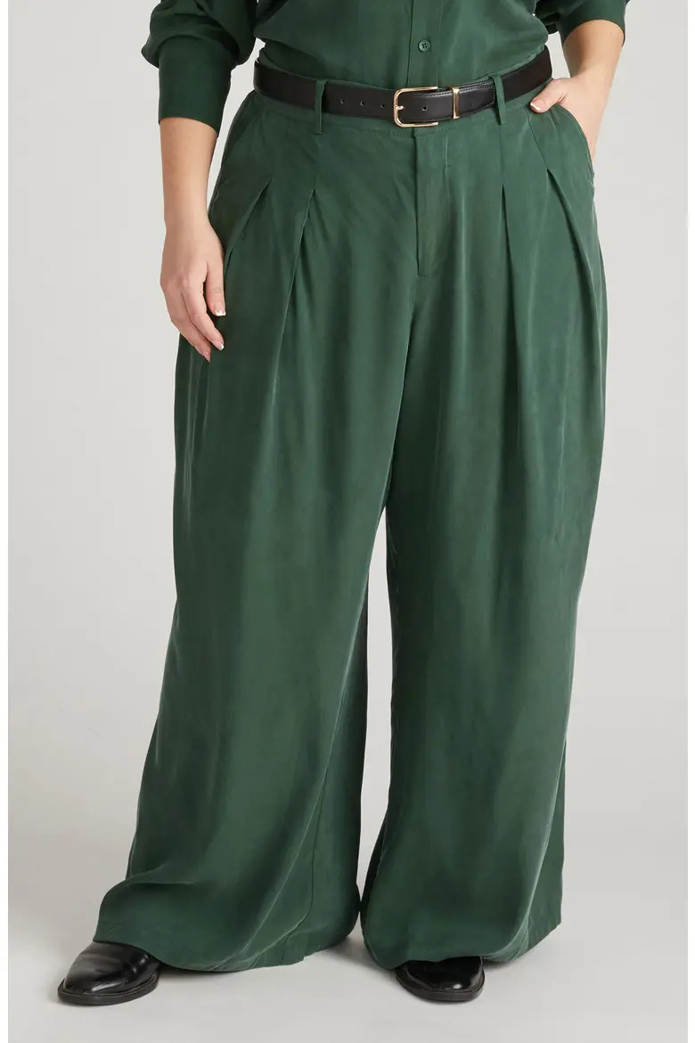 Cooling Cupro Wide Leg Pants (Women) | Nordstrom | Nordstrom