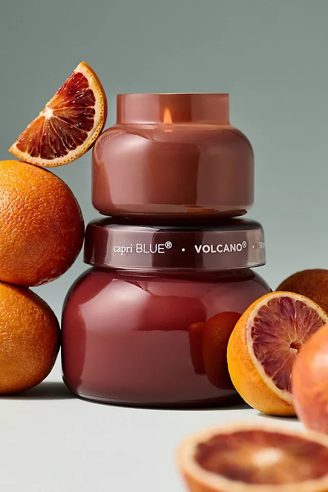 Volcano Glass Jar Candle | Anthropologie (US)