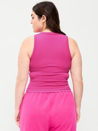 Exhale Seamless Fitted Rib Tank | Old Navy | Old Navy (US)