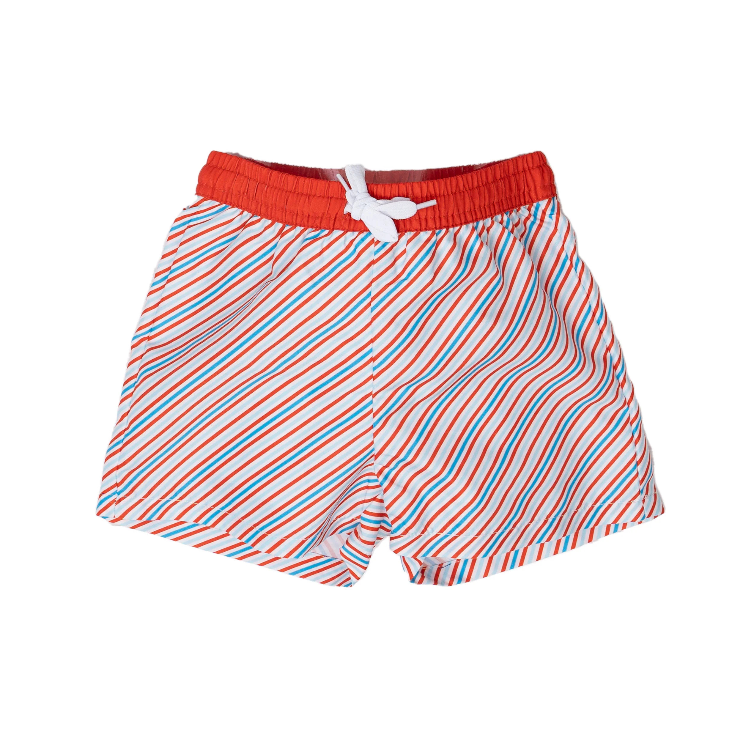 RWB Stripes Boys Trunks | The Oaks Apparel Company