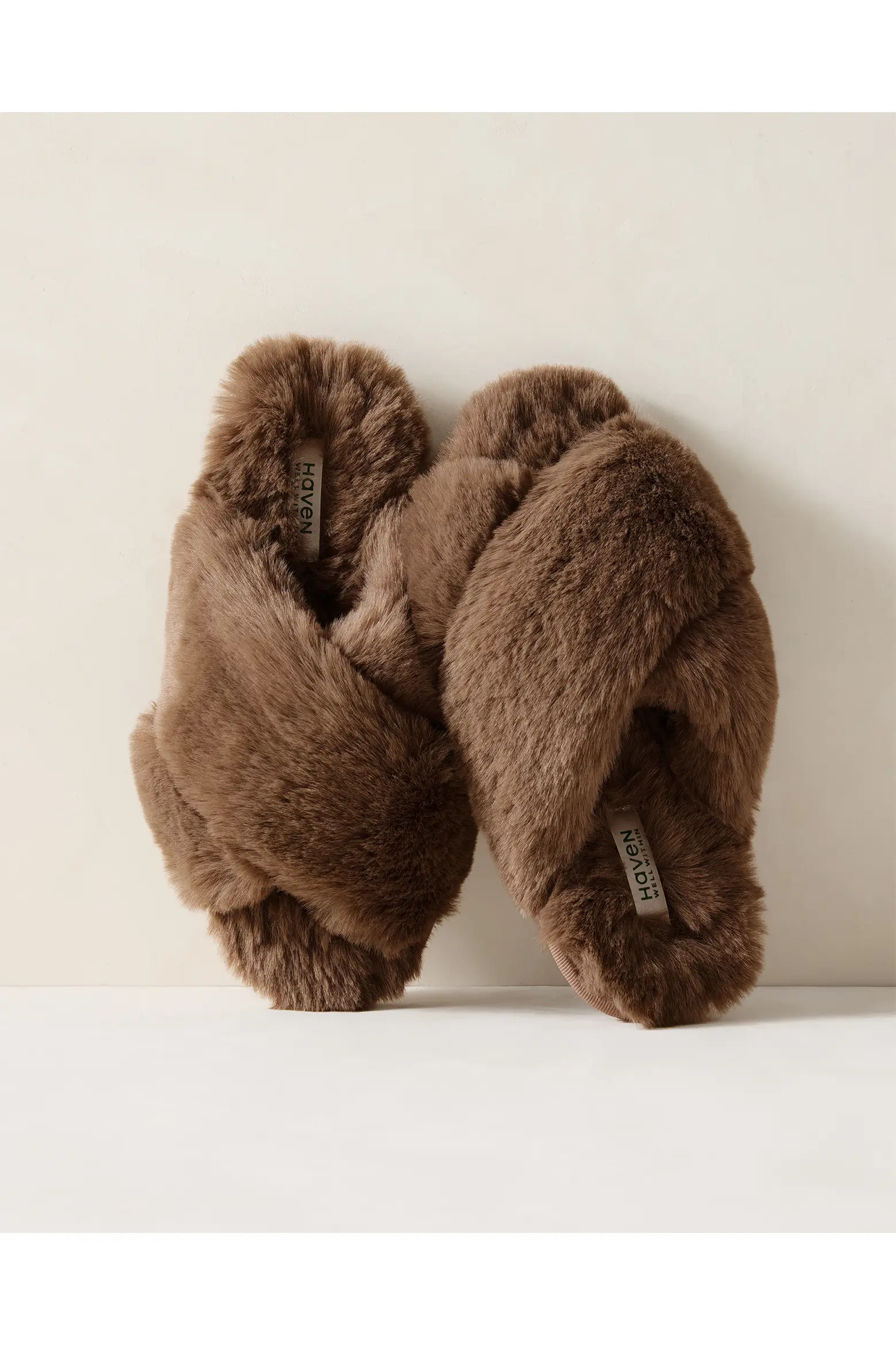 Haven Well Within Faux Fur Criss-Cross Slippers (Women) | Nordstrom | Nordstrom