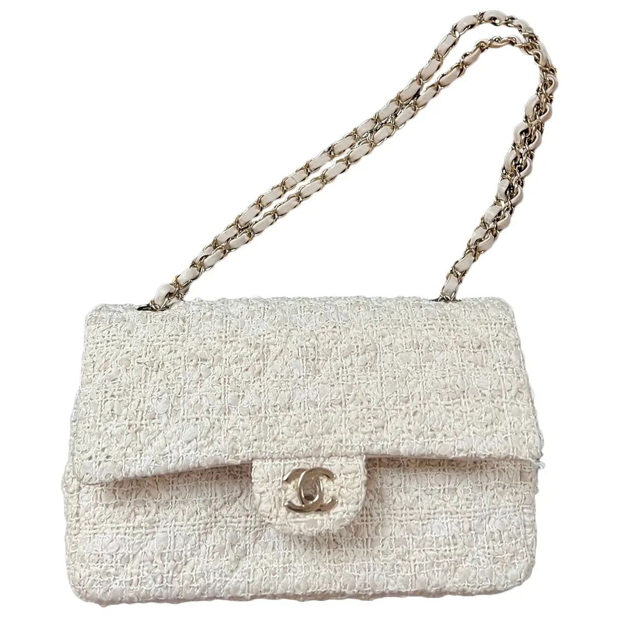 Chanel Handtaschen aus Baumwolle - Beige - 39483496 | Vestiaire Collective (Global)
