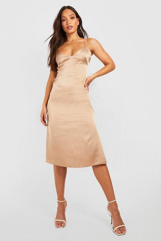 Tall Satin Slip Dress | Boohoo.com (US & CA)