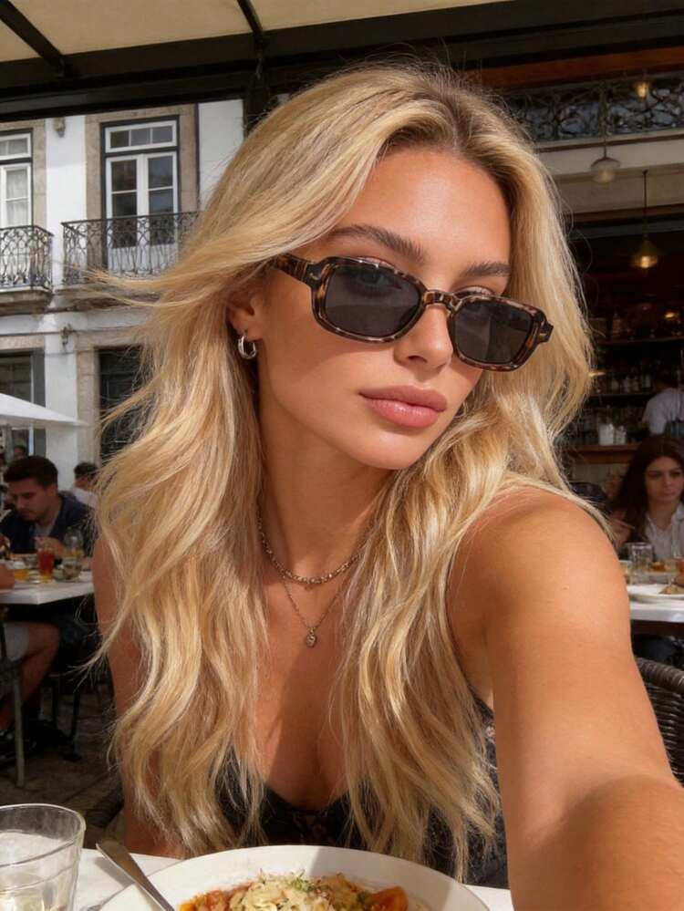 1 Pair Vintage Chic Retro Cat Eye Glasses For Women, Suitable For Daily Life, Street Style, Music... | SHEIN