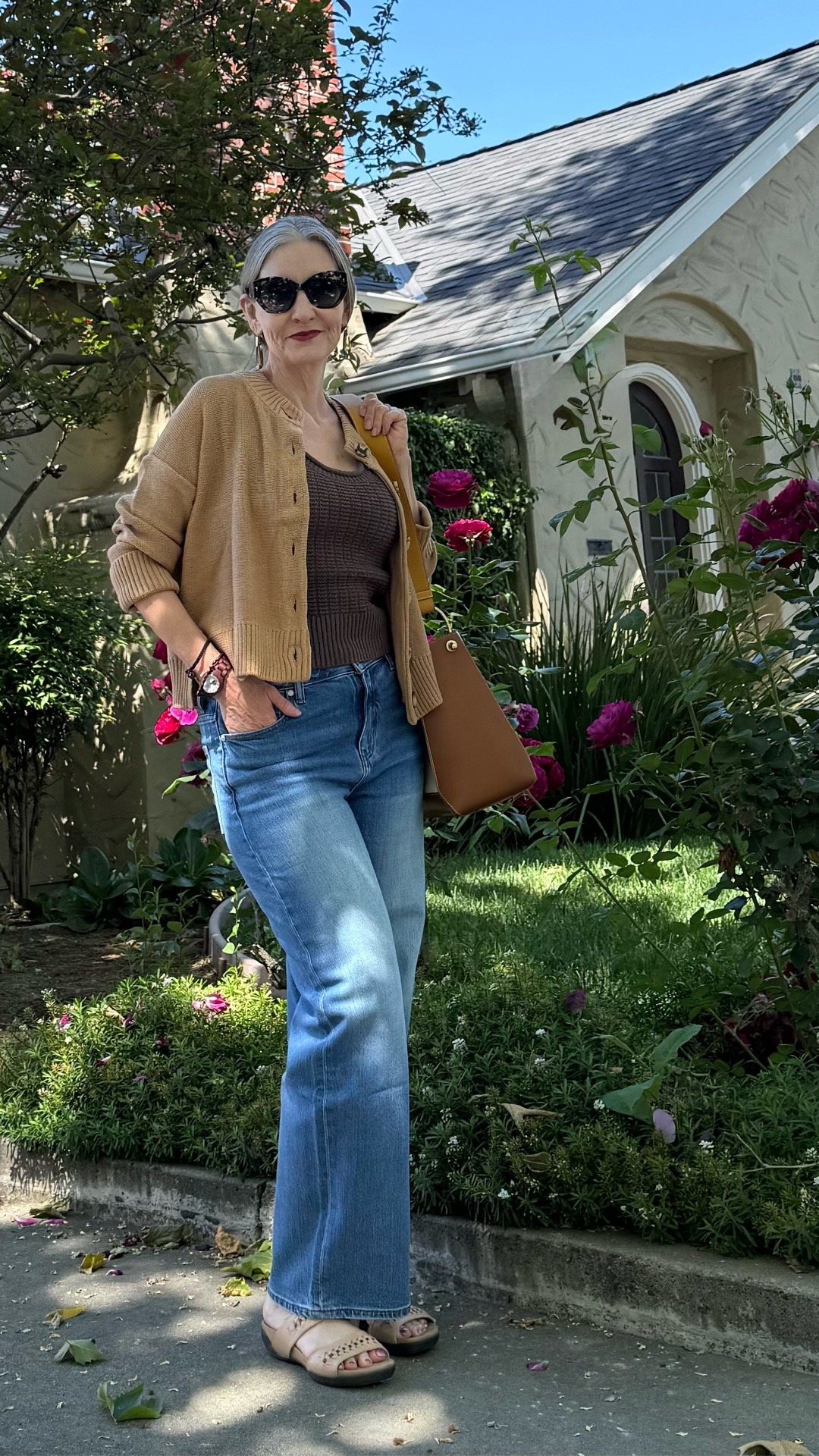 Easy spring separates. Straight leg jeans with stretch, cropped cardigan, sweater tank … all true to size. #springootd #casualootd #croppedcardigan #bestjeans #ltkunder50

#LTKOver40 #LTKMidsize #LTKootd