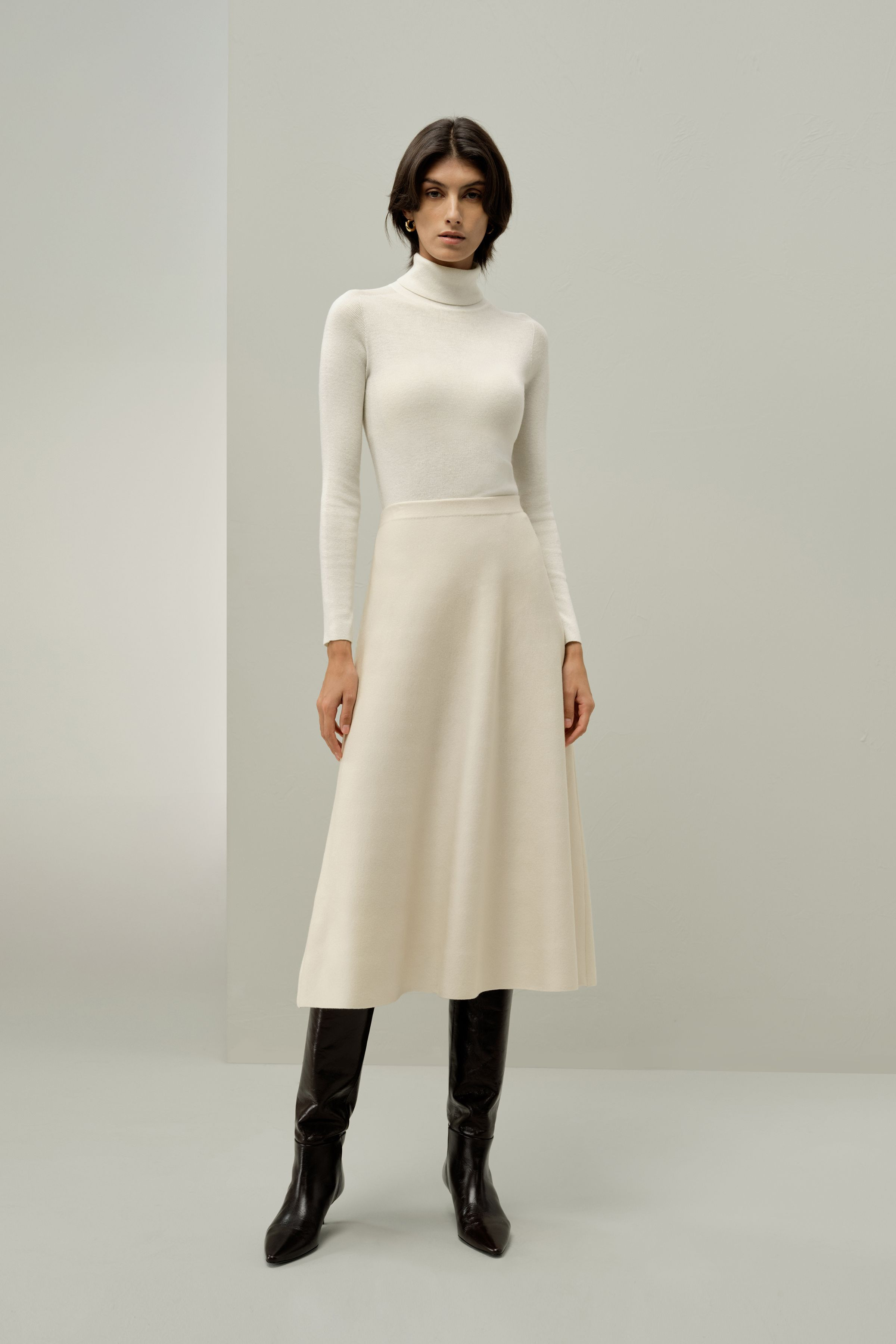 LILYSILK Worry-Free Wool Skirt | LILYSILK