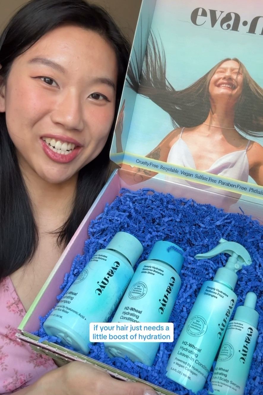 moana 2 now out in theaters! catch some hydration with eva nyc’s h2 whoa line 💧 i especially love using the leave in conditioner as a multitasking product and it smells AMAZING

eva nyc 
eva nyc hair
eva nyc h2 whoa line
blue eva nyc 
eva nyc blue bottle
eva nyc hydration
eva nyc shampoo and conditioner
eva nyc leave in conditioner
eva nyc scalp serum
refreshing scalp serum
moana 2 movie
moana 2 release date
dry hair
how to hydrate hair
hyaluronic acid
hyaluronic acid for hair

#LTKBeauty #LTKGiftGuide #LTKWatchNow
