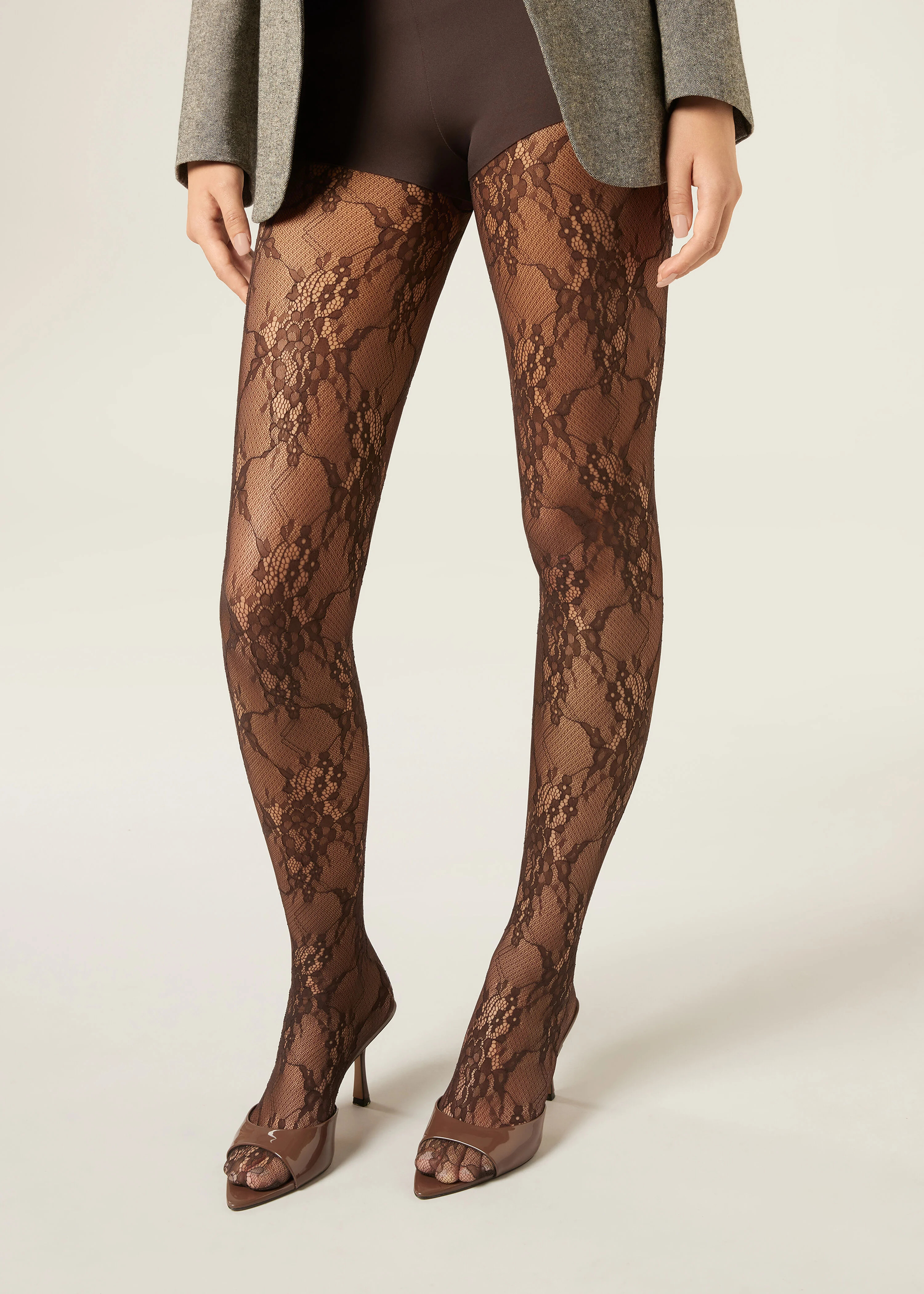 Floral Lace Tights | Calzedonia US