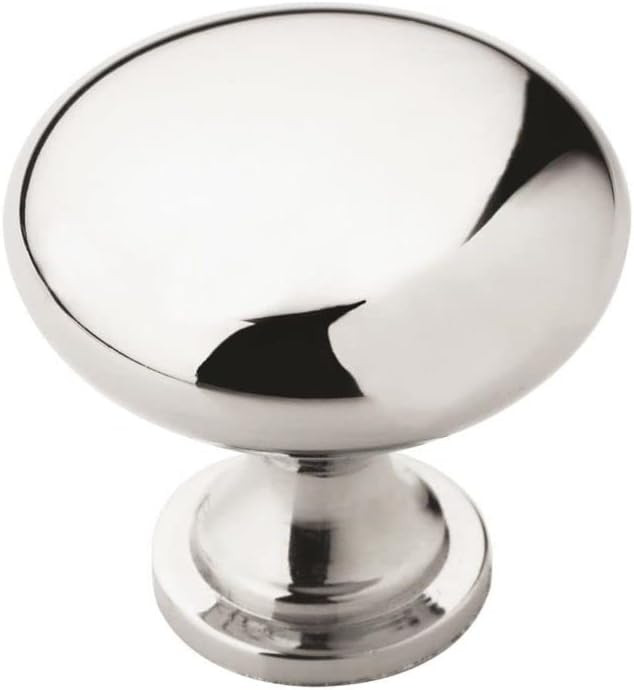Amerock | Cabinet Knob | Polished Chrome | 1-1/4 inch (32 mm) Diameter | Edona | 1 Pack | Drawer ... | Amazon (US)