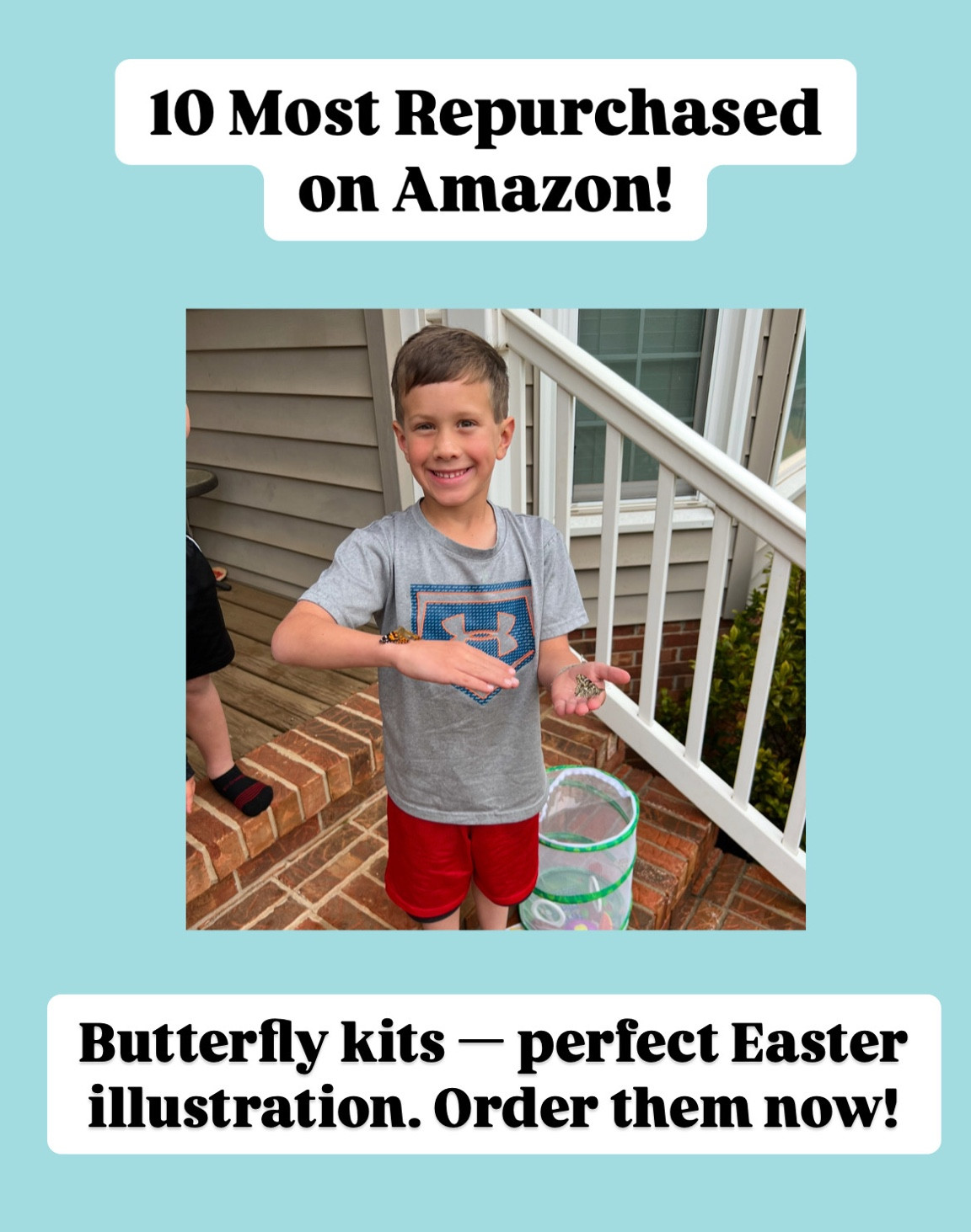 Allow time once your kit comes in to redeem the caterpillar coupon and have them shipped. Once shipped to you, the caterpillar to butterfly process is about 3 weeks! Leave 4 weeks or so from the time you get your kit until the time you want butterflies. There are some really sweet parallels you can google to use this as an Easter illustration. Perfect time to order the kit NOW to have them! 

#LTKKids #LTKFamily #LTKSeasonal