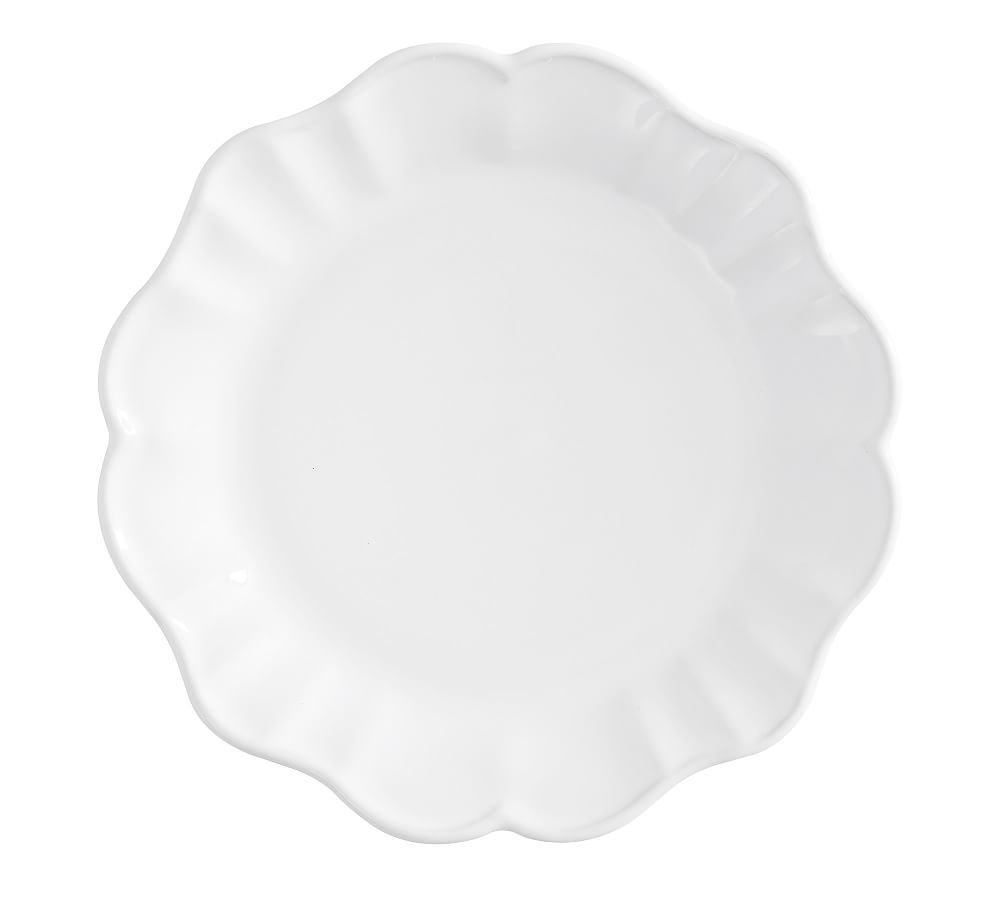 Monique Lhuillier Juliana Scalloped Appetizer Plate | Pottery Barn (US)