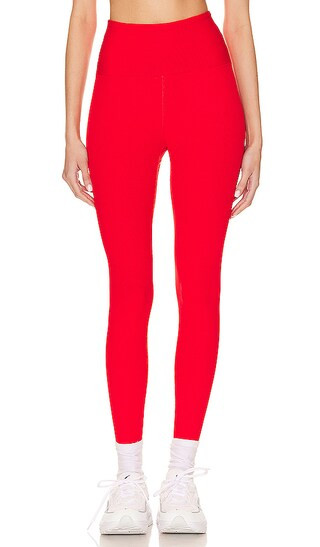 Ribbed High High Legging in Red | Revolve Clothing (Global)