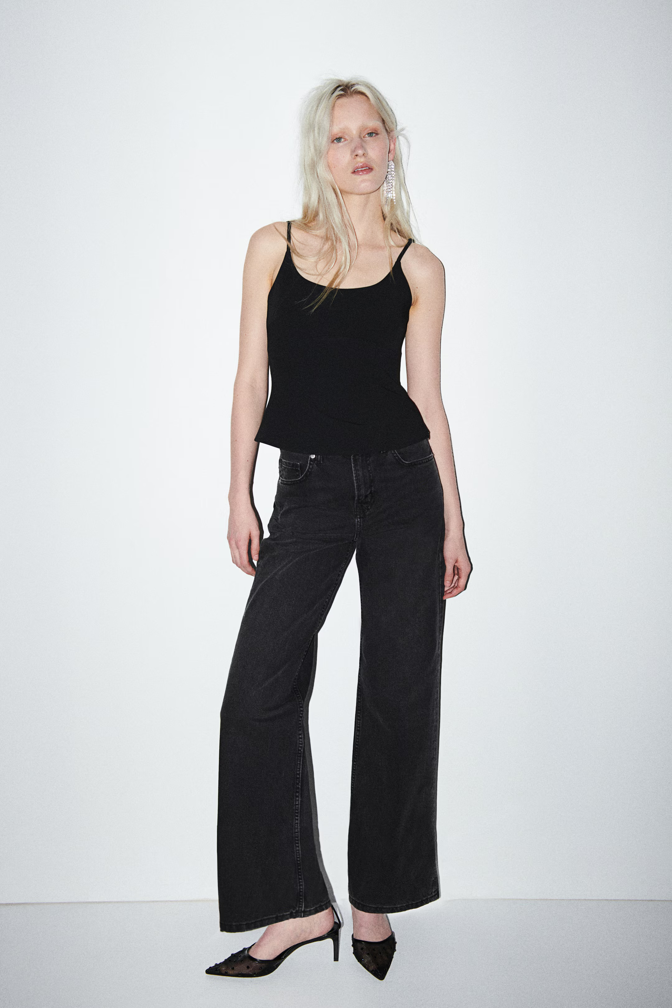Bleecker High Rise Wide Leg Jeans | H&M (US + CA)