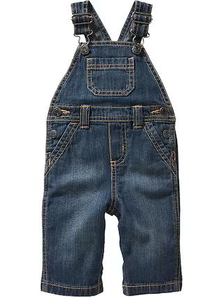 Old Navy Baby Denim Overalls For Baby Denim Size 0-3 M | Old Navy US