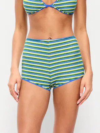 High-Waisted Shortie Swim Bottoms | Old Navy (US)