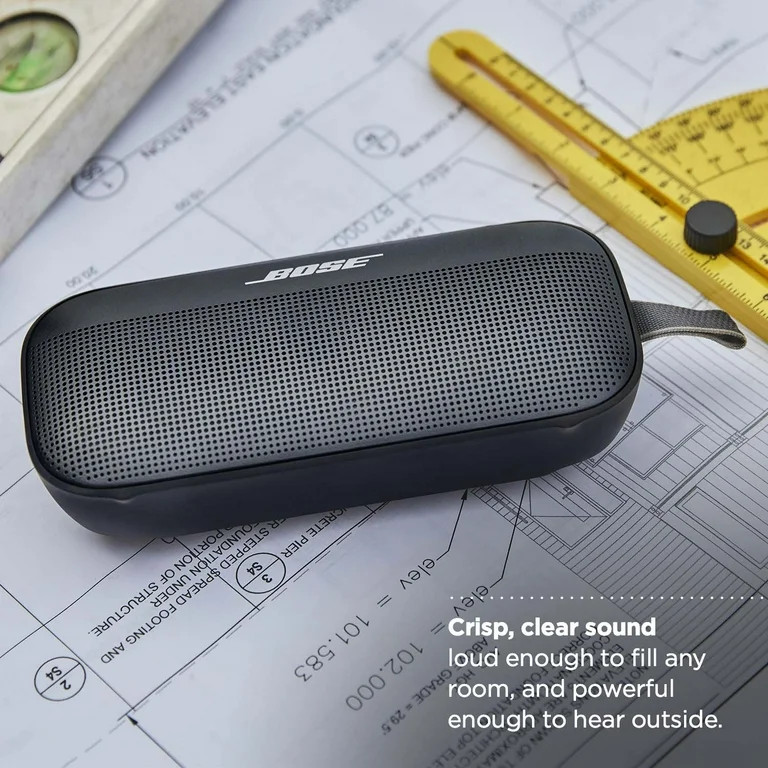 Bose SoundLink Flex Wireless Waterproof Portable Bluetooth Speaker, Black - Walmart.com | Walmart (US)