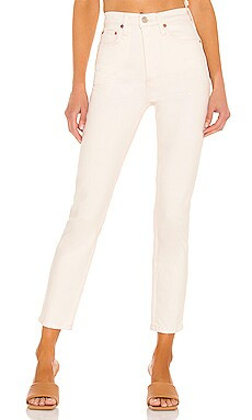 Orginals 90s High Rise Ankle Crop in Vintage White from Revolve.com | Revolve Clothing (Global)