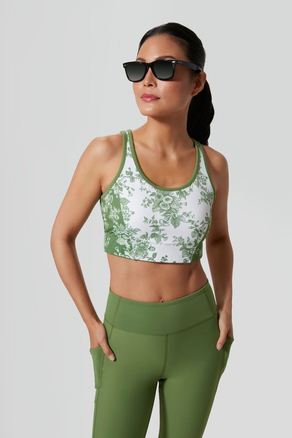 Provence Toile Sports Bra | Tuckernuck (US)