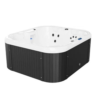 4-person Outdoor Hot Tub With 32 Water Jets And Digital Control System | Wayfair North America
