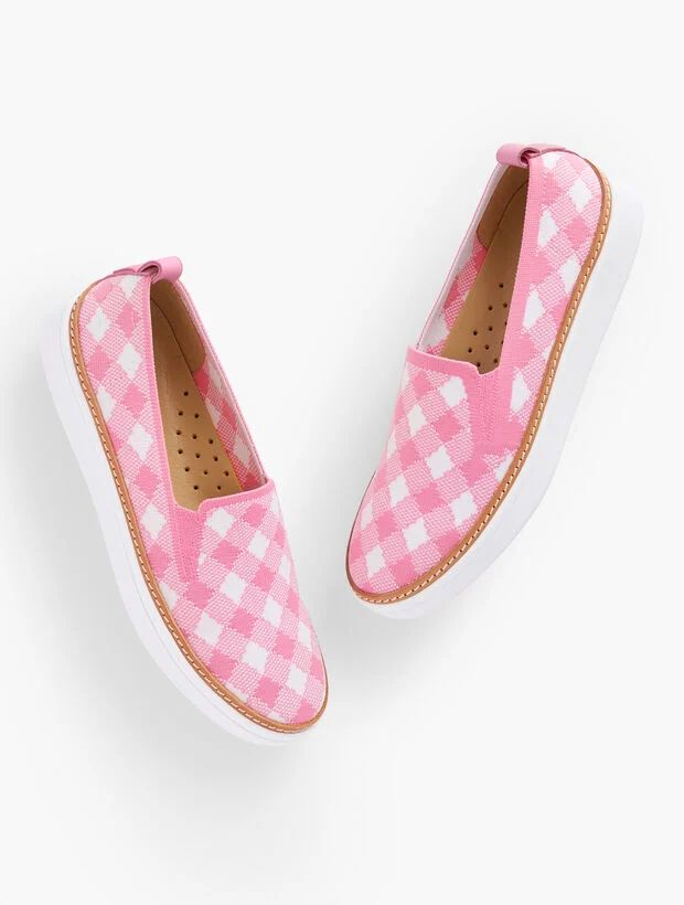 Brittany Gingham Sneakers | Talbots