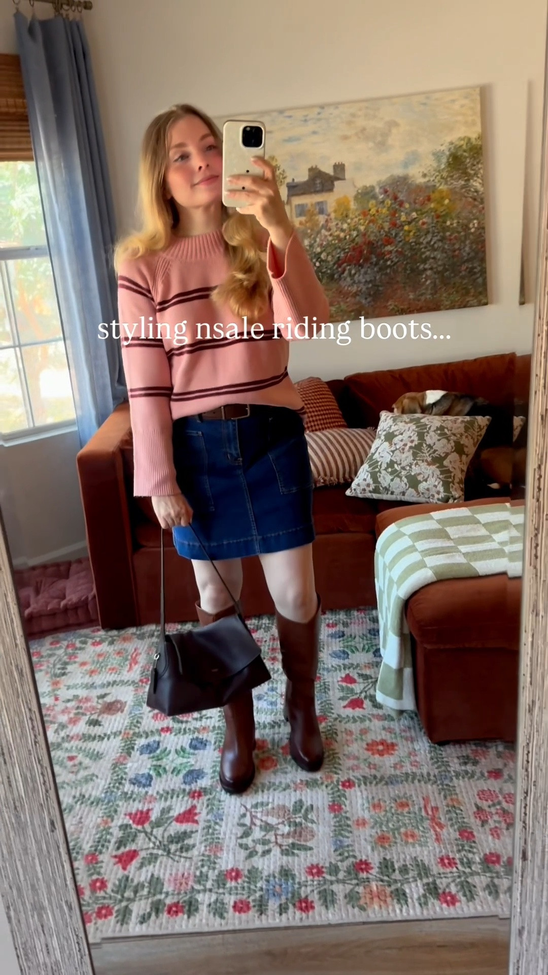 fav boots of the sale! beautiful brown leather and the most versatile! they run a little snug, so i’d size up 1/2 if you have wider feet or like to wear thicker socks.

#LTKSeasonal #LTKSaleAlert #LTKootd