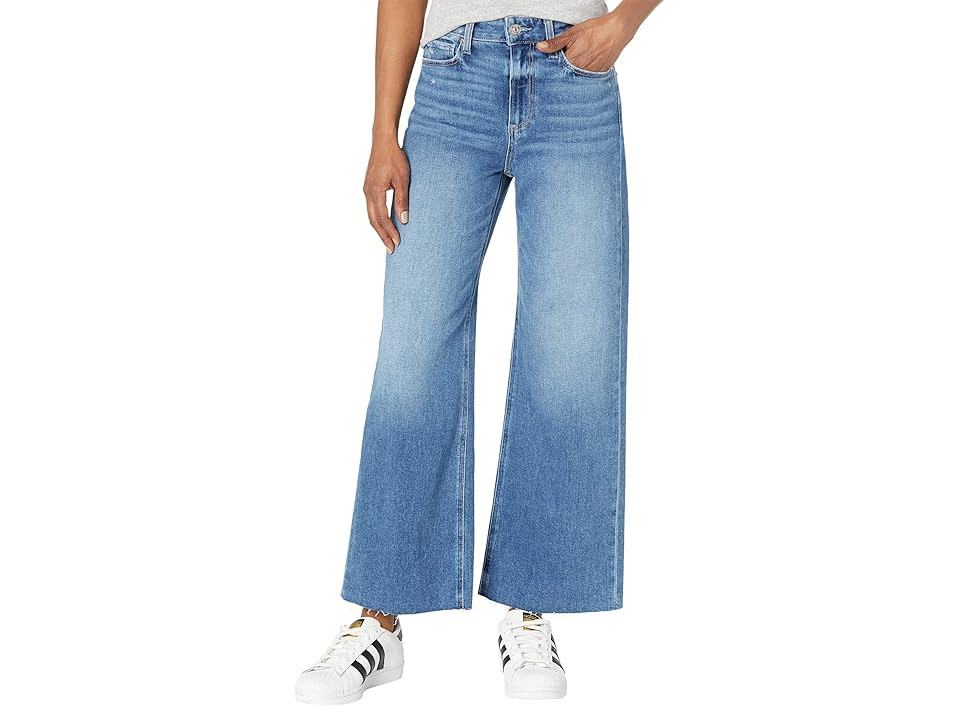 Paige Anessa Raw Hem in Rock Show Distressed Women's Jeans Rock Show Distressed : 29 27, Cotton/Denim/Polyester | Zappos