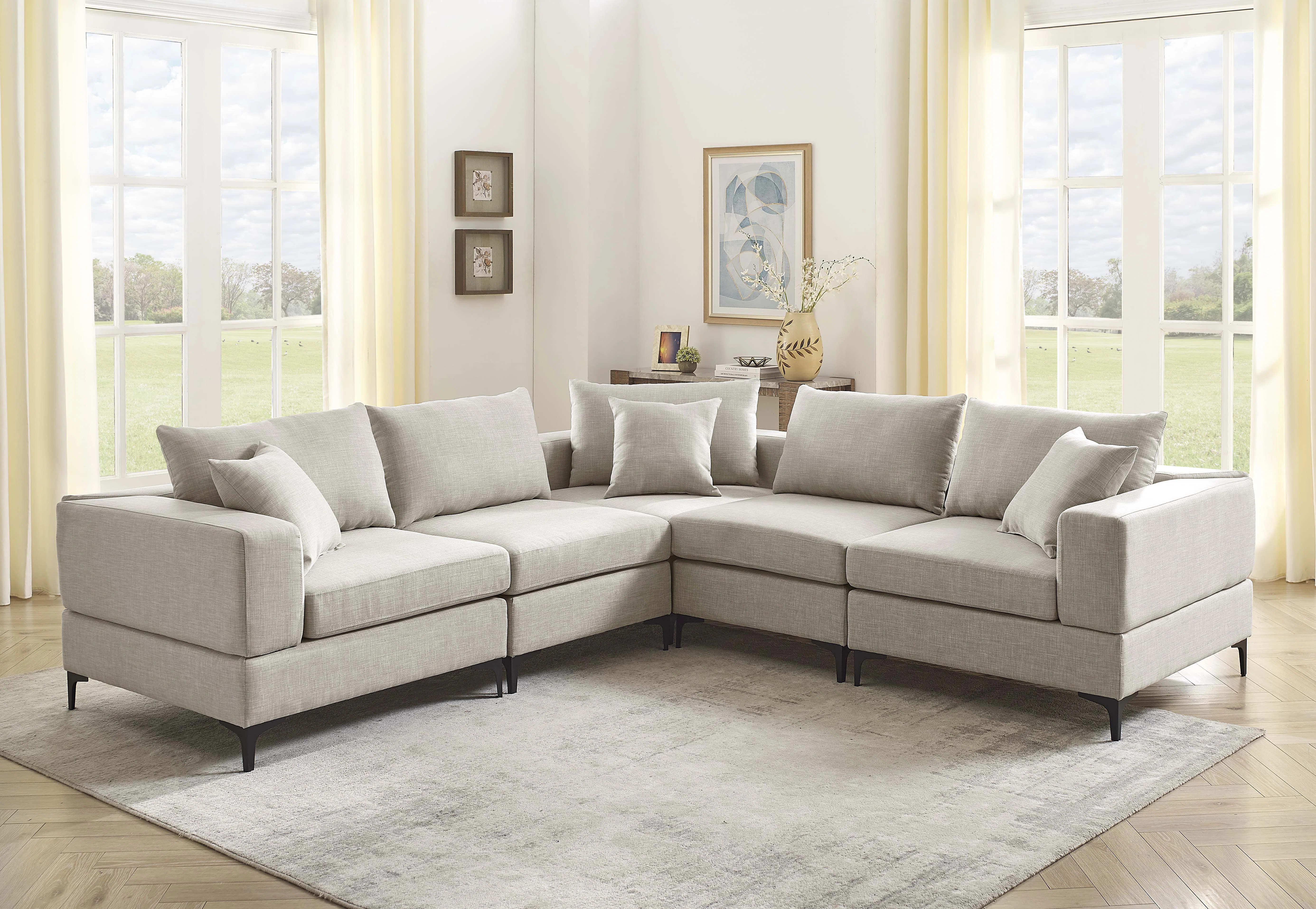 5 - Piece Upholstered Sectional | Wayfair North America