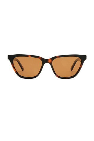 Le Specs Unfaithful Sunlgasses in Tort & Brown Mono Polarized from Revolve.com | Revolve Clothing (Global)