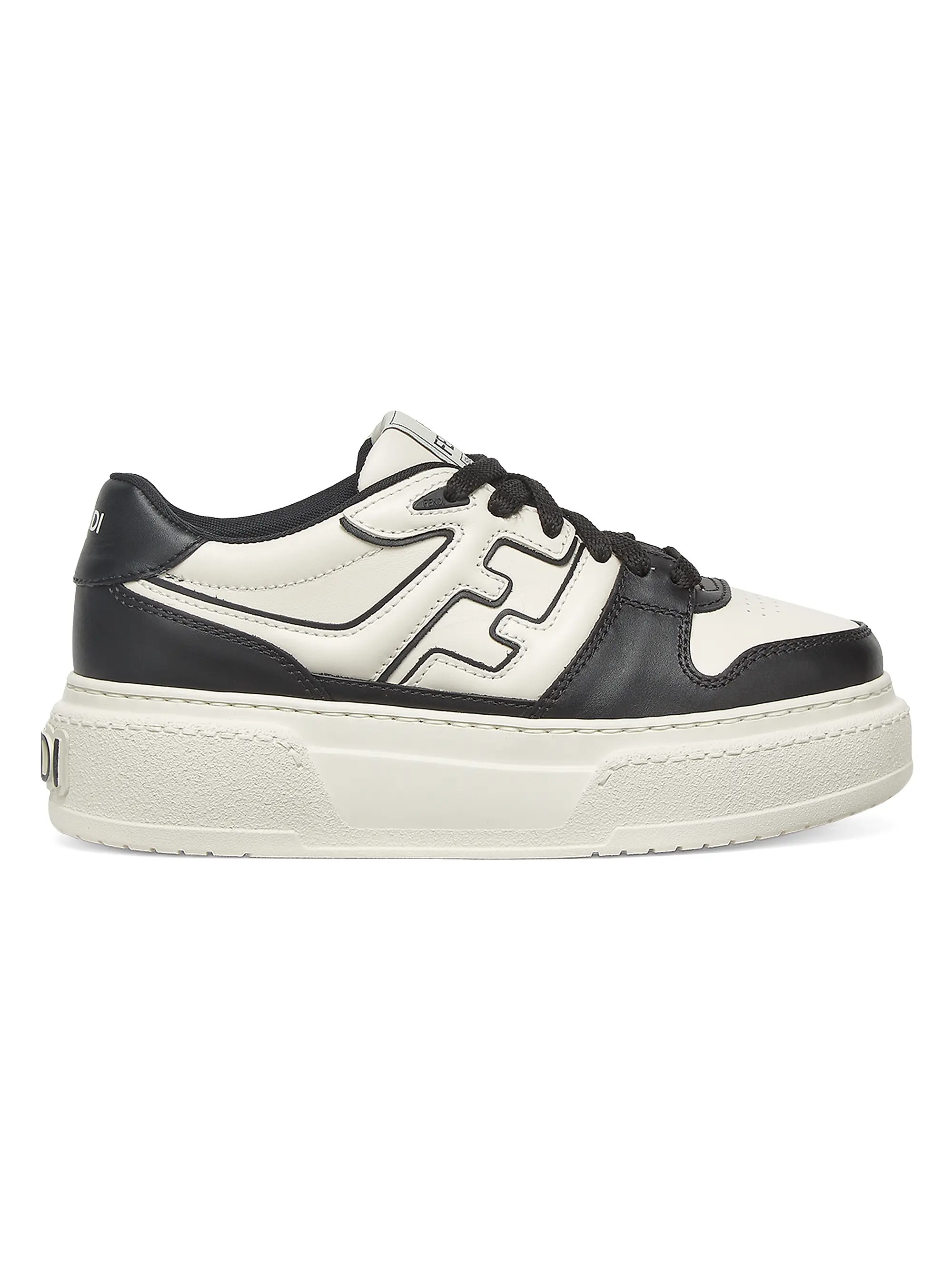 FendiMatch Leather Sneakers | Saks Fifth Avenue