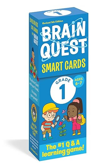 Brain Quest 1st Grade Smart Cards Revised 5th Edition (Brain Quest Smart Cards)      Cards – Ma... | Amazon (US)