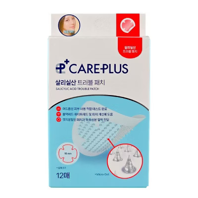 Careplus Salicylic Acid Pimple Patch (12 Patches) - Micro-Dot Power for Overnight Blemish Control | Target