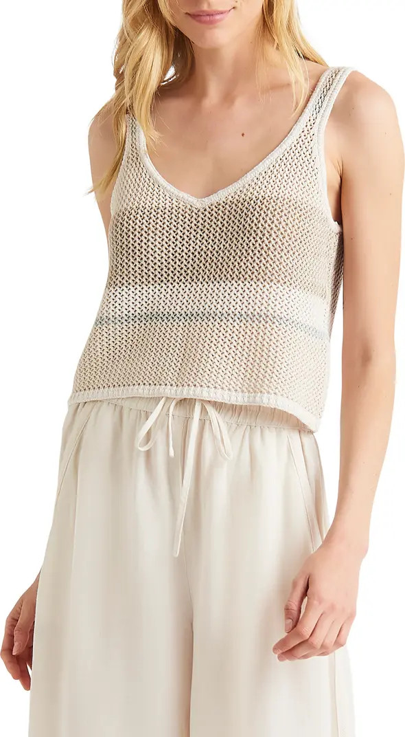 Lonnie Open Stitch Sweater Tank | Nordstrom