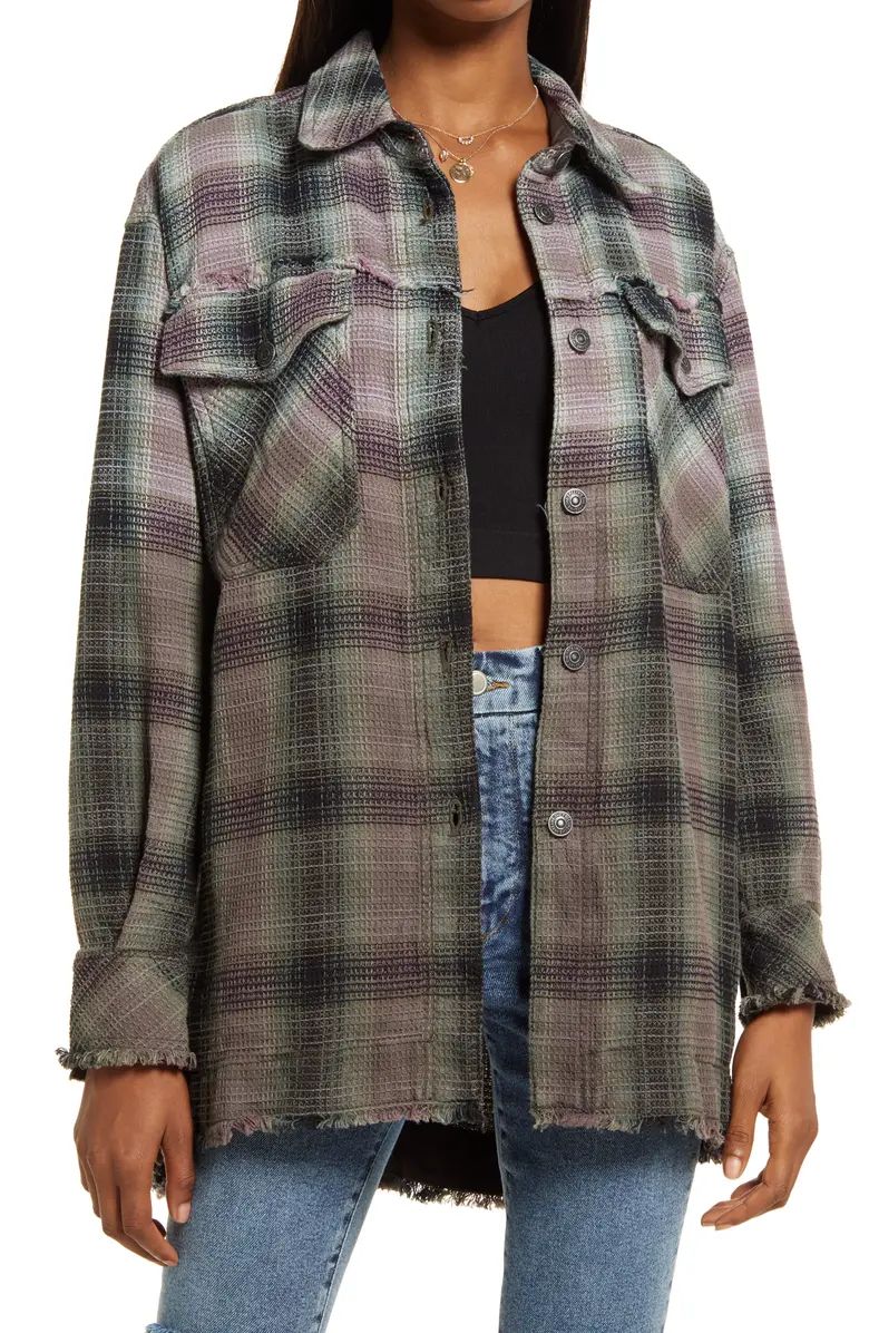 Anneli Plaid Shirt Jacket | Nordstrom